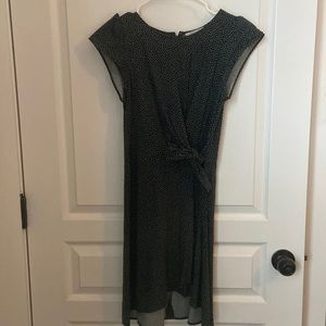 Green polka dot Loft dress